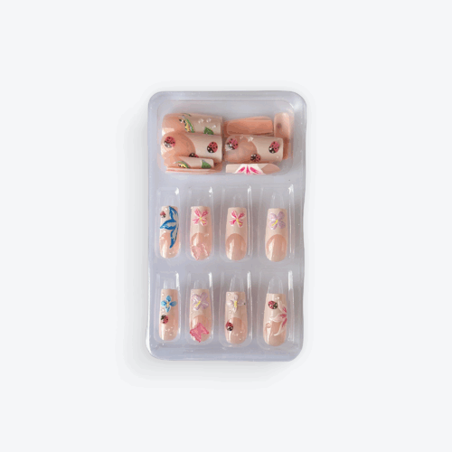 Coffin shape-Press on nails