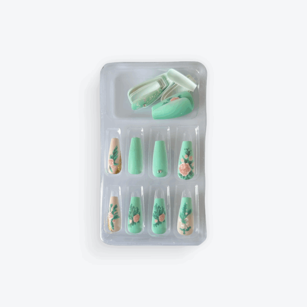 Coffin shape-Press on nails
