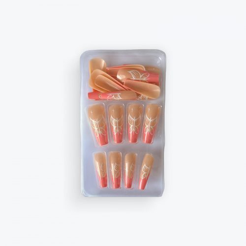 Coffin shape-Press on Nails